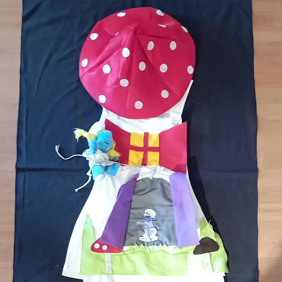 Tapis de lecture et figurines en tissu cousus main, Rêve en Bobine