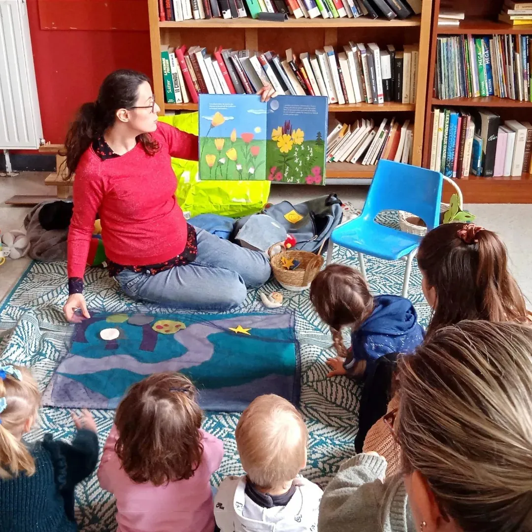 Racontée-spectacle sur tapis de lecture, Rêve en Bobine — Lezoux, Puy-de-Dôme